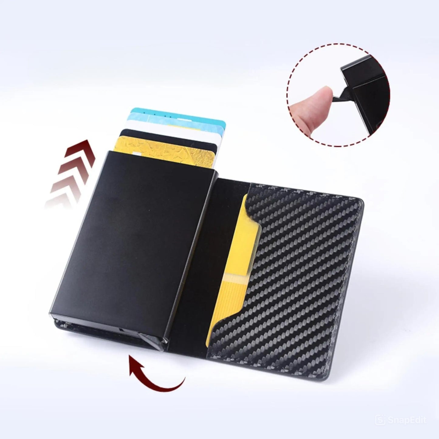 Tarjetero Con Protección RFID