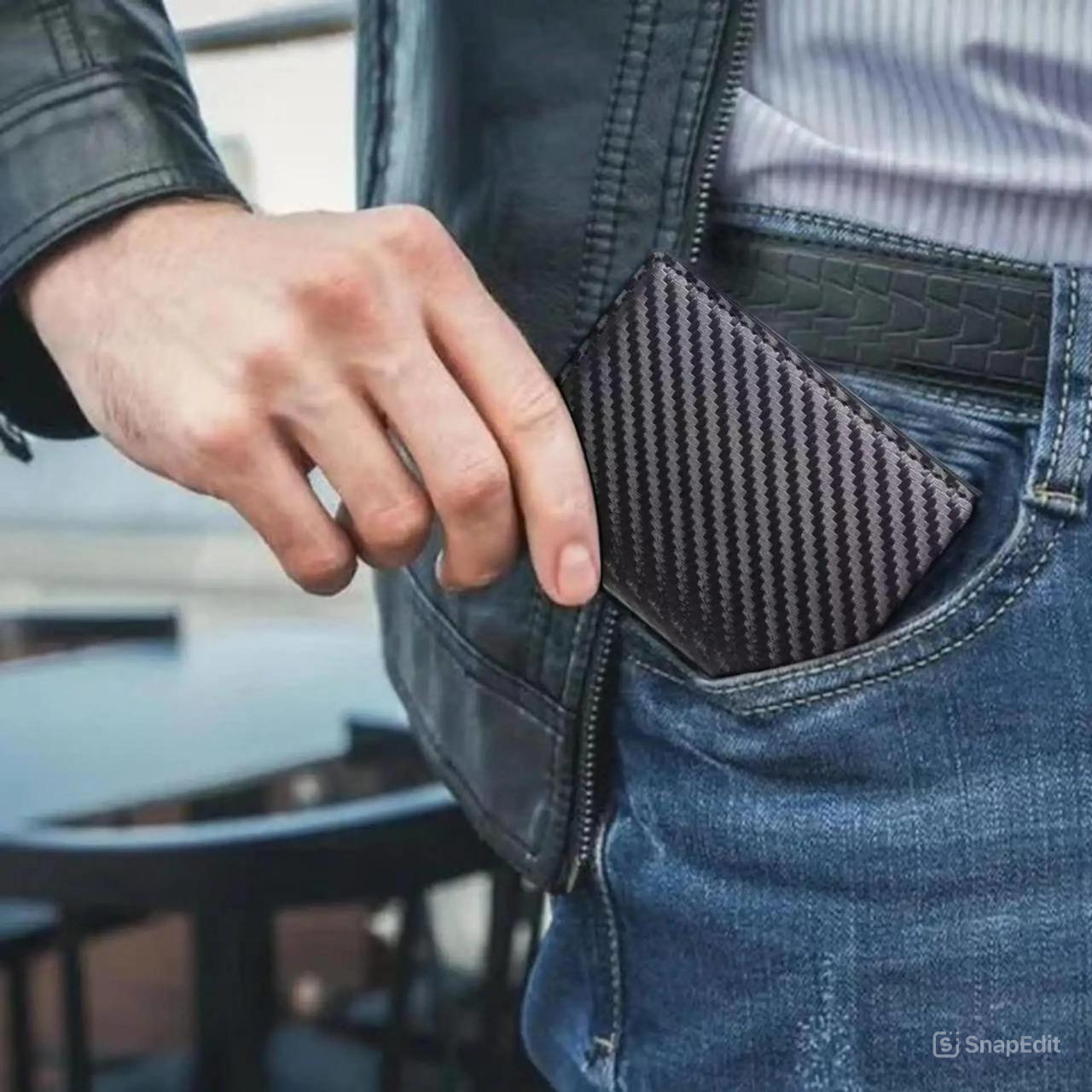 Tarjetero Con Protección RFID